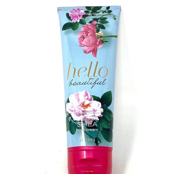 Bath & Body Works Hello Beautiful Ultra Shea Body Cream 8 Oz Floral Scent - Picture 5 of 5
